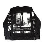 Seed Of Destruction Crewneck - Washed Black