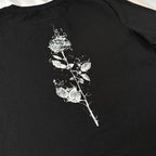 Rose Cropped Tee - Black