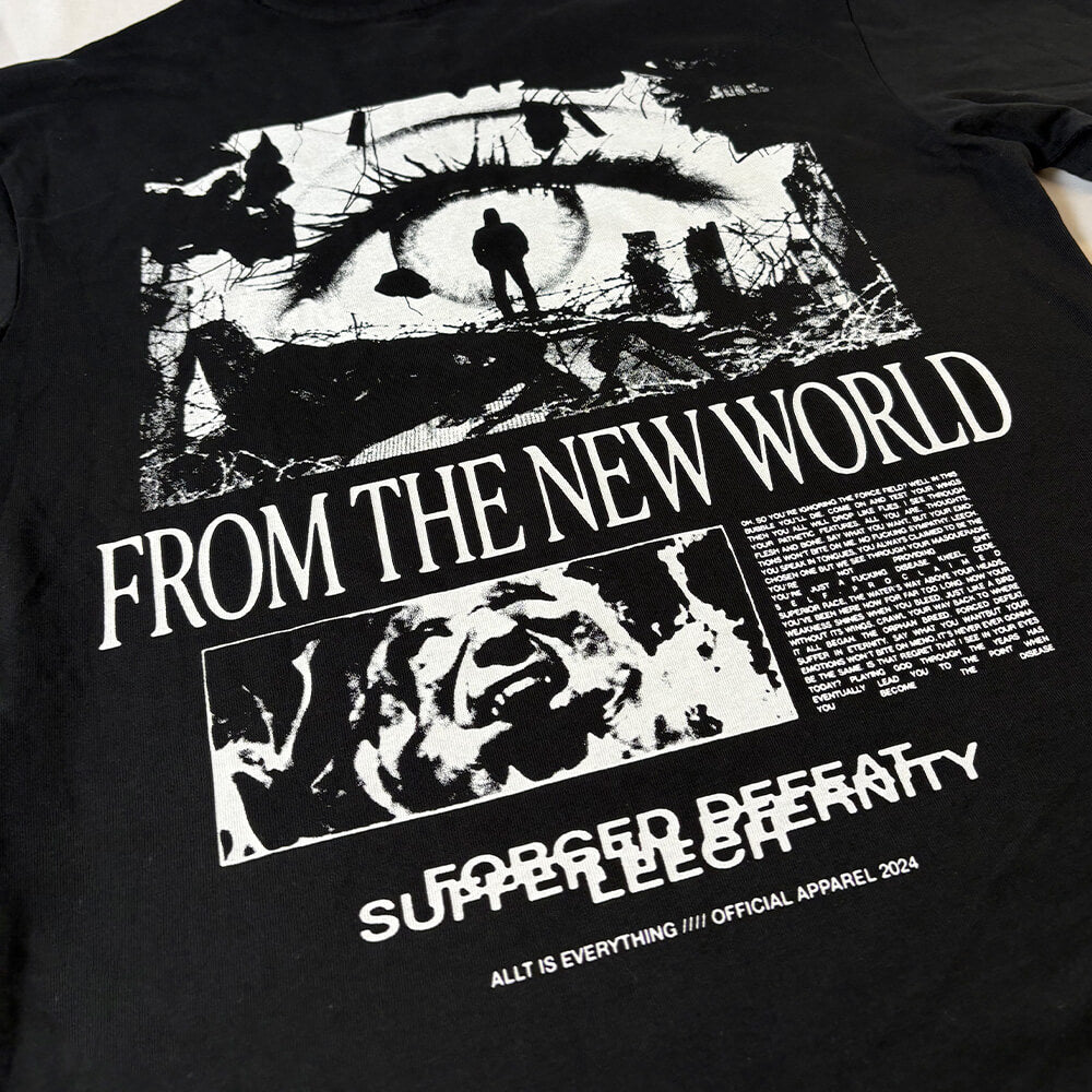 Forced Defeat Tee - Black