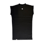 Embroidered Logo Dress Tee - Black